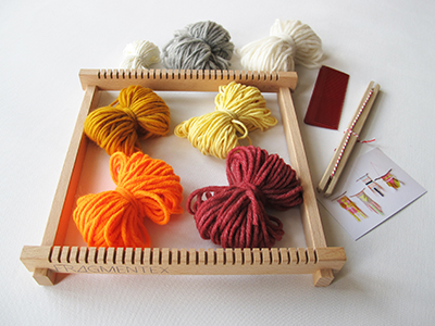 Webrahmen Weavings Workshops DIY fragmentex textile design studio